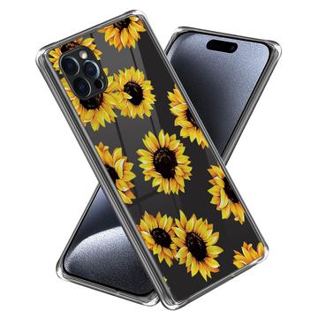 iPhone 15 Pro Stilig Ultra-Slim TPU-deksel - Solsikker