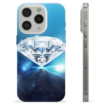 iPhone 15 Pro TPU-deksel - Diamant