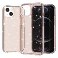 iPhone 15 Stylish Glitter Series Hybrid-deksel