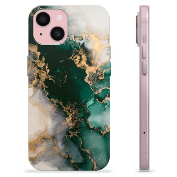 iPhone 15 TPU-deksel - Jade Marmor