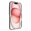 iPhone 16 Antiskli TPU-deksel - Gjennomsiktig