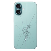 iPhone 16 Bakdeksel reparasjon - Kun Glass - Teal