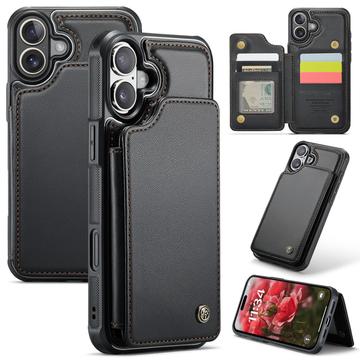 iPhone 16 Caseme C22 etui RFID-kortlommebok - Svart