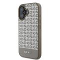 iPhone 16 DKNY Repeat Pattern Bottom Stripe Deksel - MagSafe-kompatibel