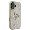 iPhone 16 Guess Fixed Glitter 4G Metal Logo Deksel