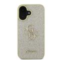 iPhone 16 Guess Fixed Glitter 4G Metal Logo Deksel