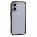 iPhone 16 Magnetisk Deksel med Herdet Glass - Privacy - Gull