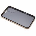 iPhone 16 Magnetisk Deksel med Herdet Glass - Privacy - Gull