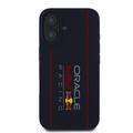 iPhone 16 Oracle Red Bull Racing Vertical Logo MagSafe Liquid Silicone-deksel - Marine