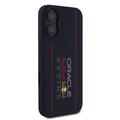 iPhone 16 Oracle Red Bull Racing Vertical Logo MagSafe Liquid Silicone-deksel - Marine