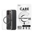 iPhone 16 PanzerGlass Care Transparent Urban Combat Deksel- MagSafe-kompatibel - Svart