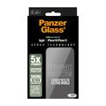 iPhone 16/15 PanzerGlass Ceramic Protection Ultra-Wide Fit EasyAligner Skjermbeskyttere Panzerglass - 9H - svart kant