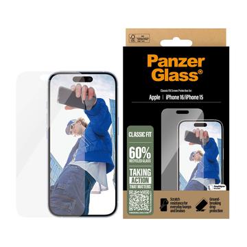 iPhone 16/15 PanzerGlass Classic Fit Skjermbeskyttere Panzerglass