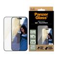 iPhone 16/15 PanzerGlass EyeCare Ultra-Wide Fit EasyAligner Skjermbeskyttere Panzerglass - svart kant