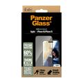 iPhone 16/15 PanzerGlass EyeCare Ultra-Wide Fit EasyAligner Skjermbeskyttere Panzerglass - svart kant