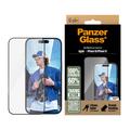 iPhone 16/15 PanzerGlass Ultra-Wide Fit EasyAligner Skjermbeskytter - Svart Kant