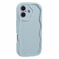 iPhone 16 Plus Candy Color Wavy TPU-deksel