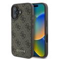 iPhone 16 Plus Guess 4G Metal Gold Logo Hybrid-deksel