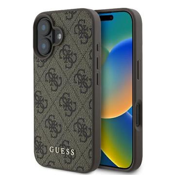 iPhone 16 Plus Guess 4G Metal Gold Logo Hybrid-deksel