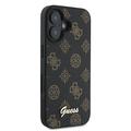 iPhone 16 Plus Guess Peony Script-deksel - MagSafe-kompatibel - Svart