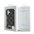 iPhone 16 Plus Guess Peony Script-deksel - MagSafe-kompatibel - Svart