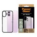 iPhone 16 Plus PanzerGlass HardCase Deksel - svart / gjennomsiktig