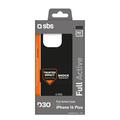 iPhone 16 Plus SBS Full Active D3O-deksel - Svart