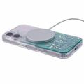 iPhone 16 Plus Sparkle Glow MagSafe-deksel - Grønn