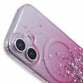 iPhone 16 Plus Sparkle Glow MagSafe-deksel - Rosa