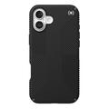 iPhone 16 Plus Speck Presidio2 Grip Hybrid-deksel - Svart