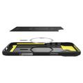 iPhone 16 Plus Spigen Rugged Armor Mag TPU-deksel - Svart