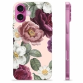 iPhone 16 Plus TPU-deksel - Romantiske Blomster