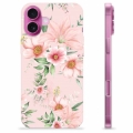 iPhone 16 Plus TPU-deksel - Akvarell Blomster