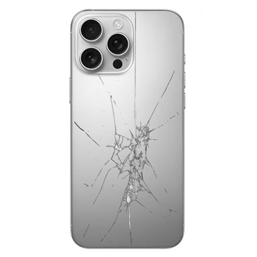 iPhone 16 Pro Bakdeksel reparasjon - Kun Glass - Natural Titanium