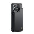 iPhone 16 Pro Caseme C22 etui RFID-kortlommebok - Svart