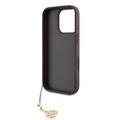 iPhone 16 Pro Guess 4G Charms Collection Hybrid-deksel - Brun