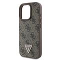 iPhone 16 Pro Guess 4G Strass Triangle Metal Deksel med Crossbody-stropp