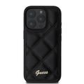 iPhone 16 Pro Guess Quiltat deksel - svart