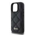 iPhone 16 Pro Guess Quiltat deksel - svart