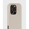 iPhone 16 Pro Holdit Silikondeksel - Lys Beige