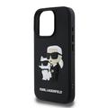 iPhone 16 Pro Karl Lagerfeld 3D Rubber Karl & Choupette NFT-deksel - Svart