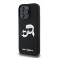 iPhone 16 Pro Karl Lagerfeld Double Heads MagSafe-deksel i flytende silikon