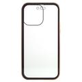 iPhone 16 Pro Magnetisk Deksel med Herdet Glass - Privacy