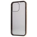 iPhone 16 Pro Magnetisk Deksel med Herdet Glass - Privacy