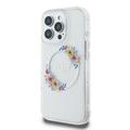 iPhone 16 Pro Max Guess IML Flowers Wreath-deksel - MagSafe-kompatibelt - gjennomsiktig