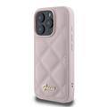 iPhone 16 Pro Max Guess Quiltat deksel - Rosa