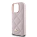 iPhone 16 Pro Max Guess Quiltat deksel - Rosa