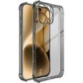 iPhone 16 Pro Max Imak Drop-Proof TPU-deksel - Gjennomsiktig Svart