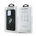 iPhone 16 Pro Max Karl Lagerfeld Karl and Choupette MagSafe-deksel i flytende silikon