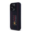 iPhone 16 Pro Max Oracle Red Bull Racing Vertical Logo MagSafe Liquid Silicone-deksel - Marine